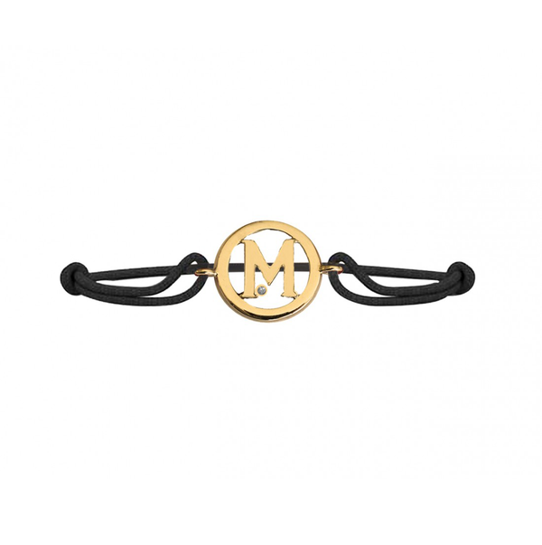 Diamond studded gold Alphabet