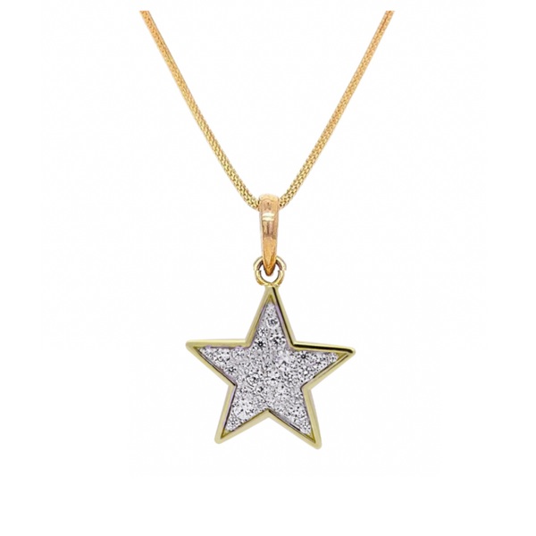 Diamond encrusted Star Pendant
