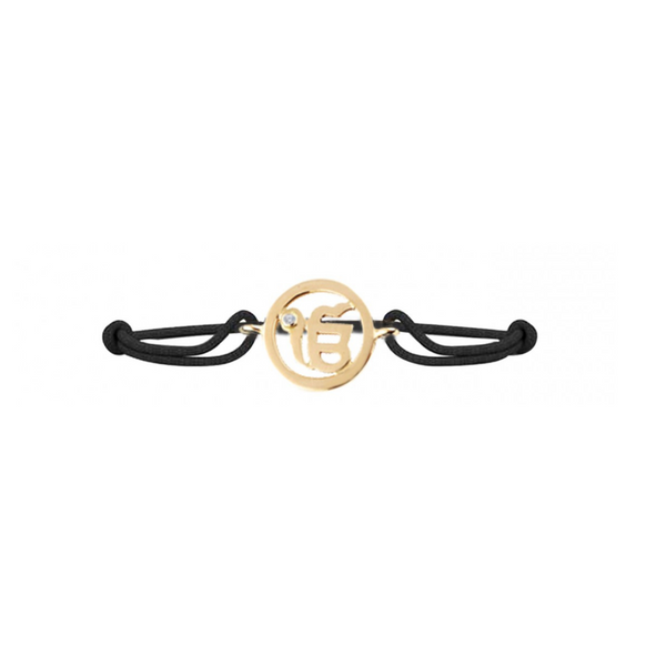 Diamond studded gold Ek Onkar