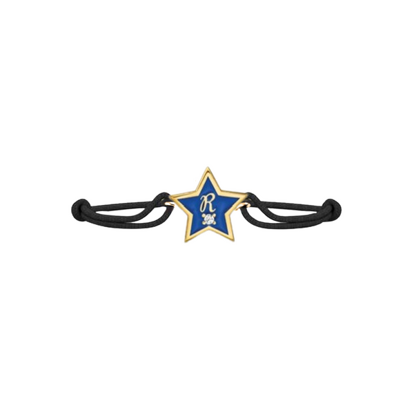 Diamond studded gold Enamelled Star