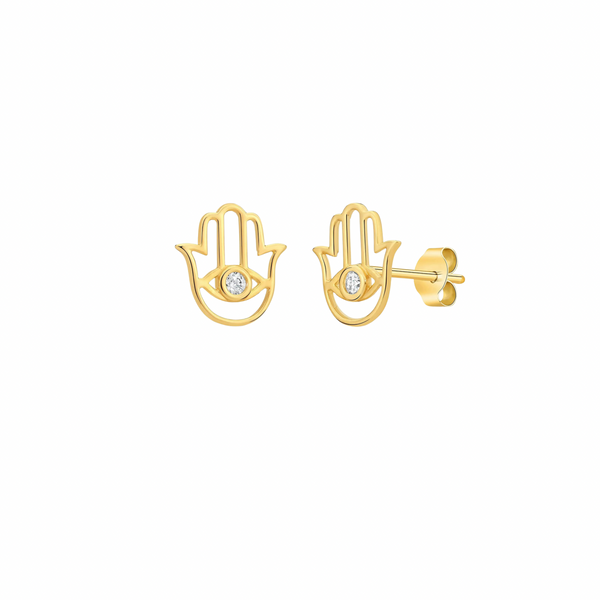 Hamsa Stud Earrings