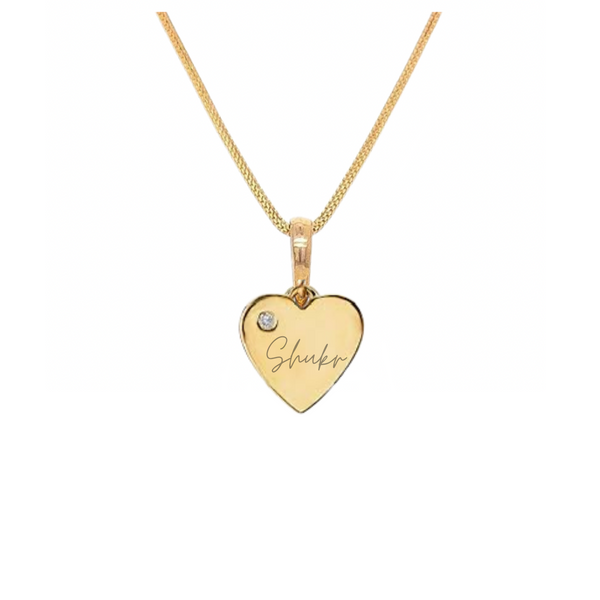 Personlised  Gold Pendant